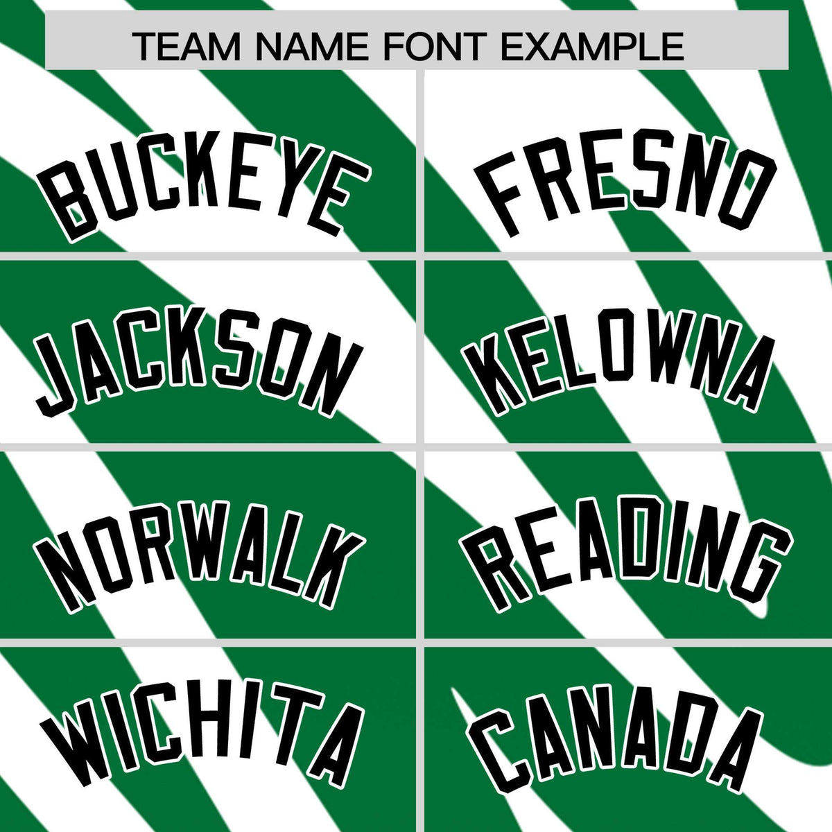 Custom Kelly Green White Tiger Stripe Gradient Animal Print Personalized Team Shirt Baseball Jersey