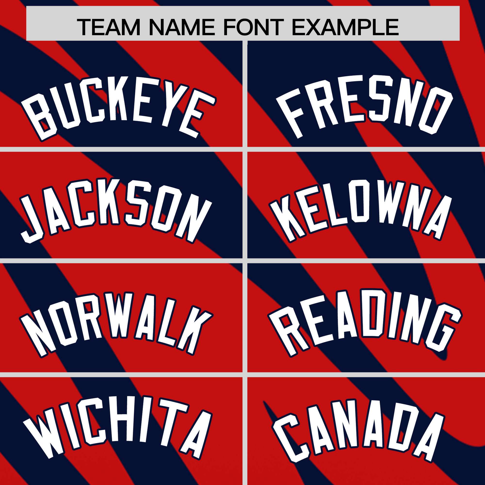 Custom Red Navy Tiger Stripe Gradient Animal Print Personalized Team Shirt Baseball Jersey