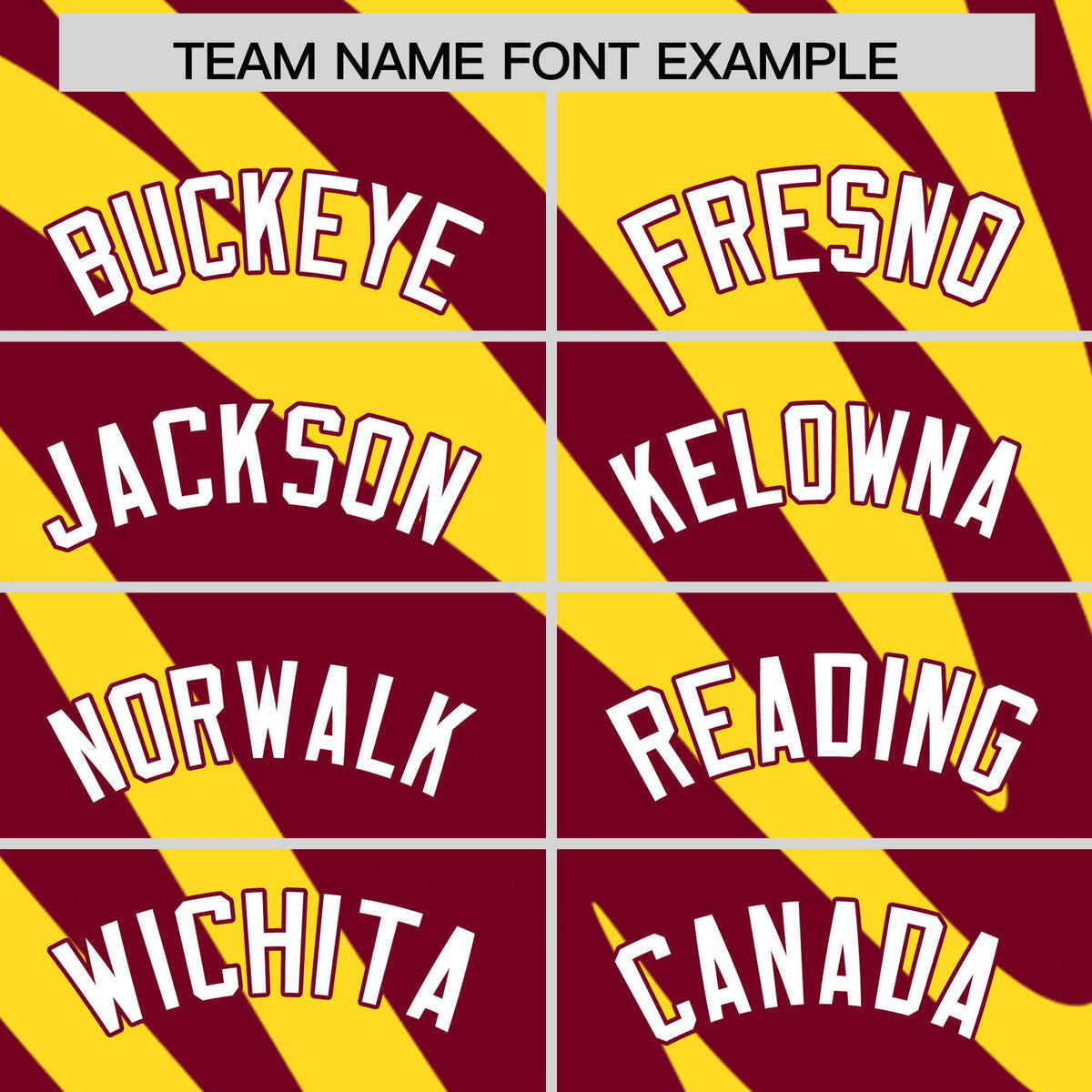 Custom Gold Crimson Tiger Stripe Gradient Animal Print Personalized Team Shirt Baseball Jersey