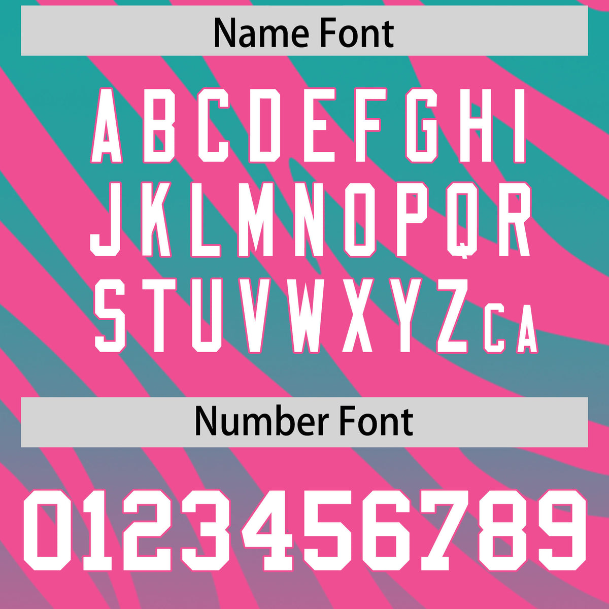 Custom Pink Aqua Tiger Stripe Gradient Animal Print Personalized Team Shirt Baseball Jersey