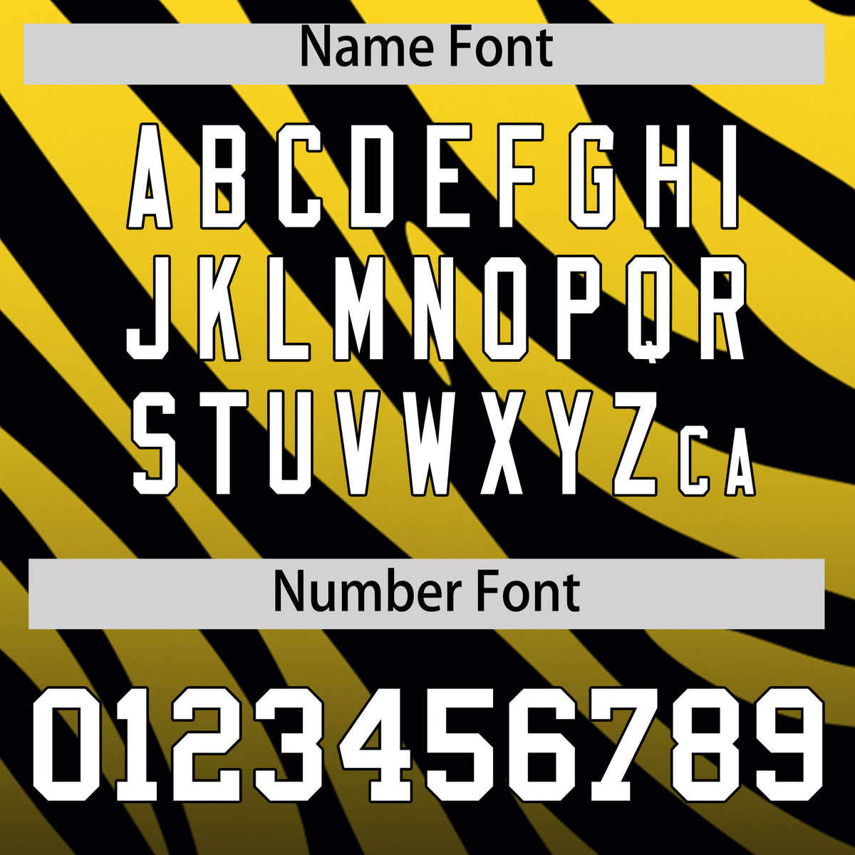 Custom Gold Black Tiger Stripe Gradient Animal Print Personalized Team Shirt Baseball Jersey