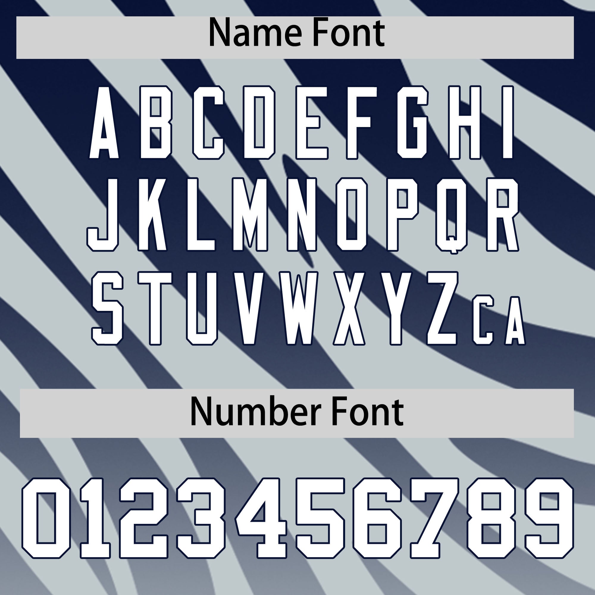 Custom Navy Silver Tiger Stripe Gradient Animal Print Personalized Team Shirt Baseball Jersey