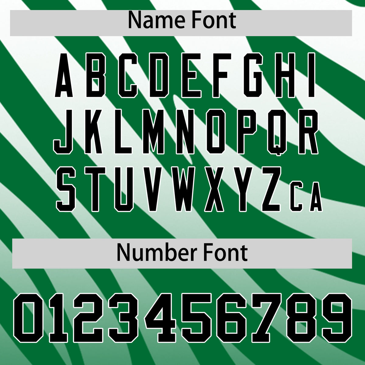 Custom Kelly Green White Tiger Stripe Gradient Animal Print Personalized Team Shirt Baseball Jersey