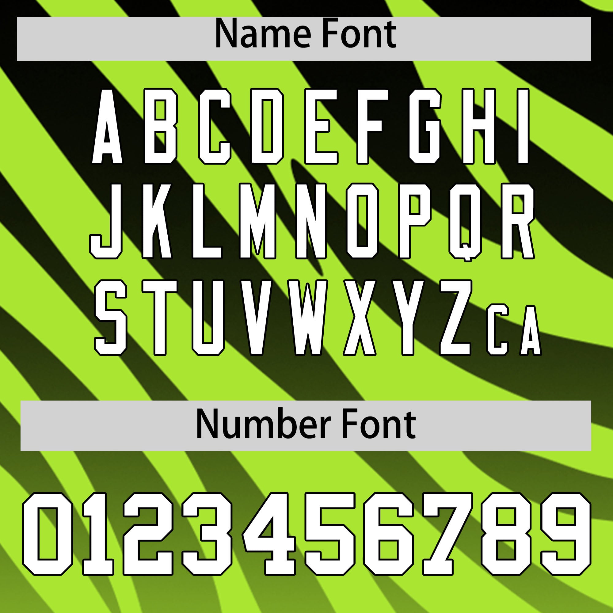 Custom Neon Green Black Tiger Stripe Gradient Animal Print Personalized Team Shirt Baseball Jersey