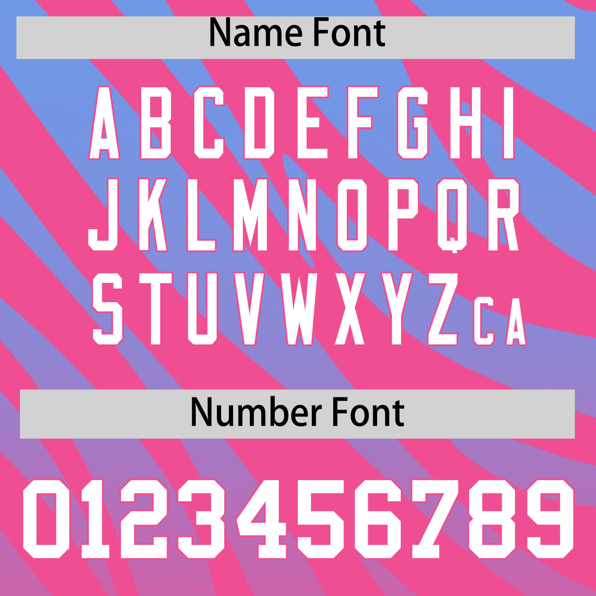 Custom Pink Light Blue Tiger Stripe Gradient Animal Print Personalized Team Shirt Baseball Jersey