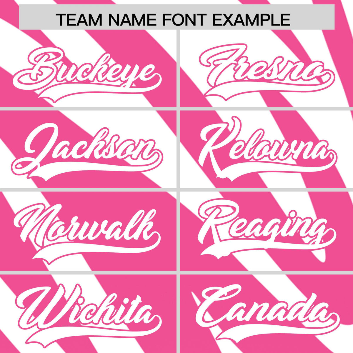 Custom Pink White Tiger Stripe Gradient Animal Print Personalized Team Shirt Baseball Jersey