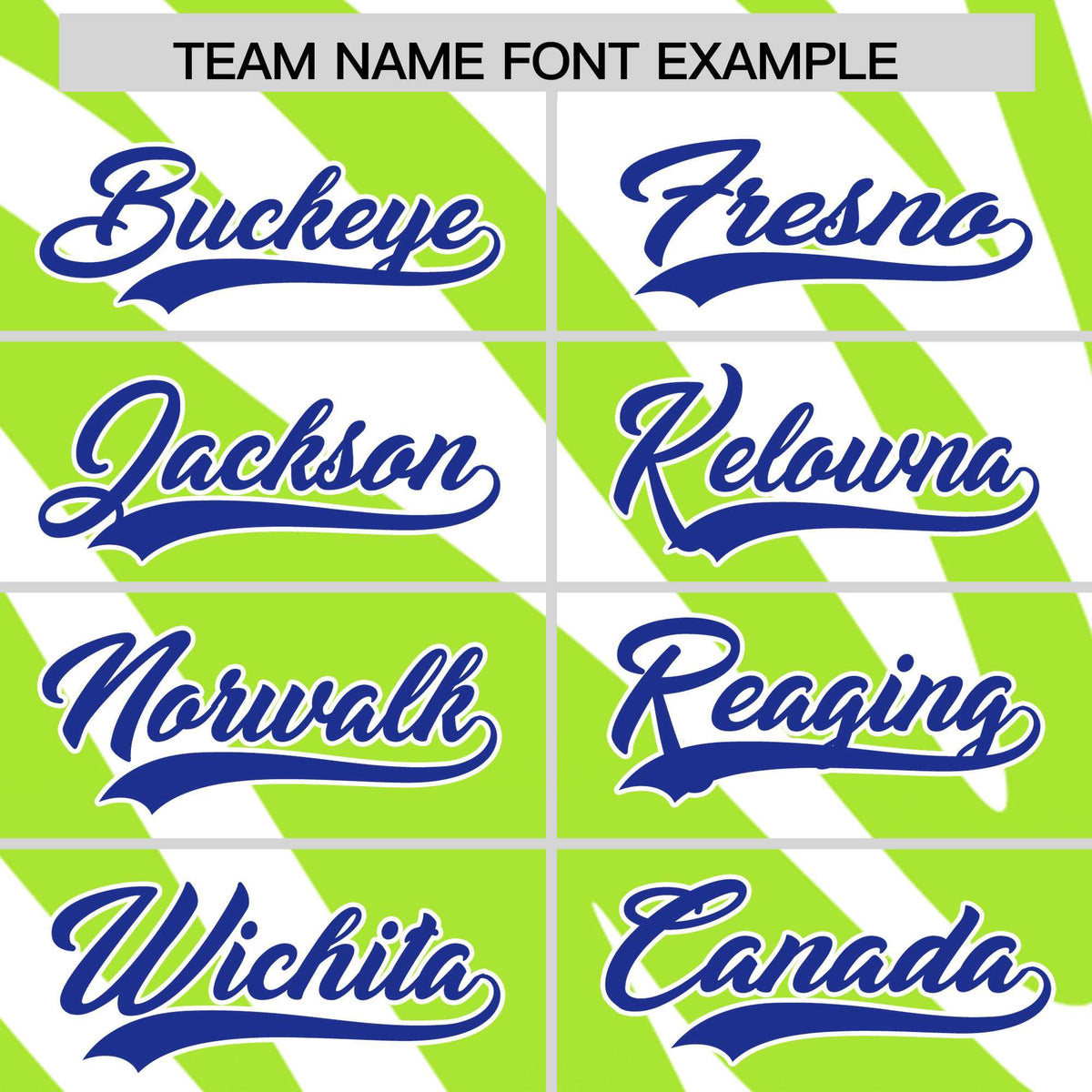 Custom Neon Green White Tiger Stripe Gradient Animal Print Personalized Team Shirt Baseball Jersey