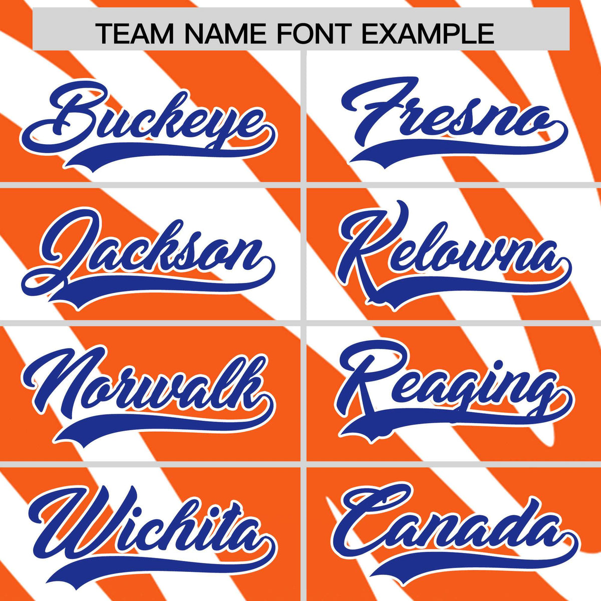 Custom Orange White Tiger Stripe Gradient Animal Print Personalized Team Shirt Baseball Jersey