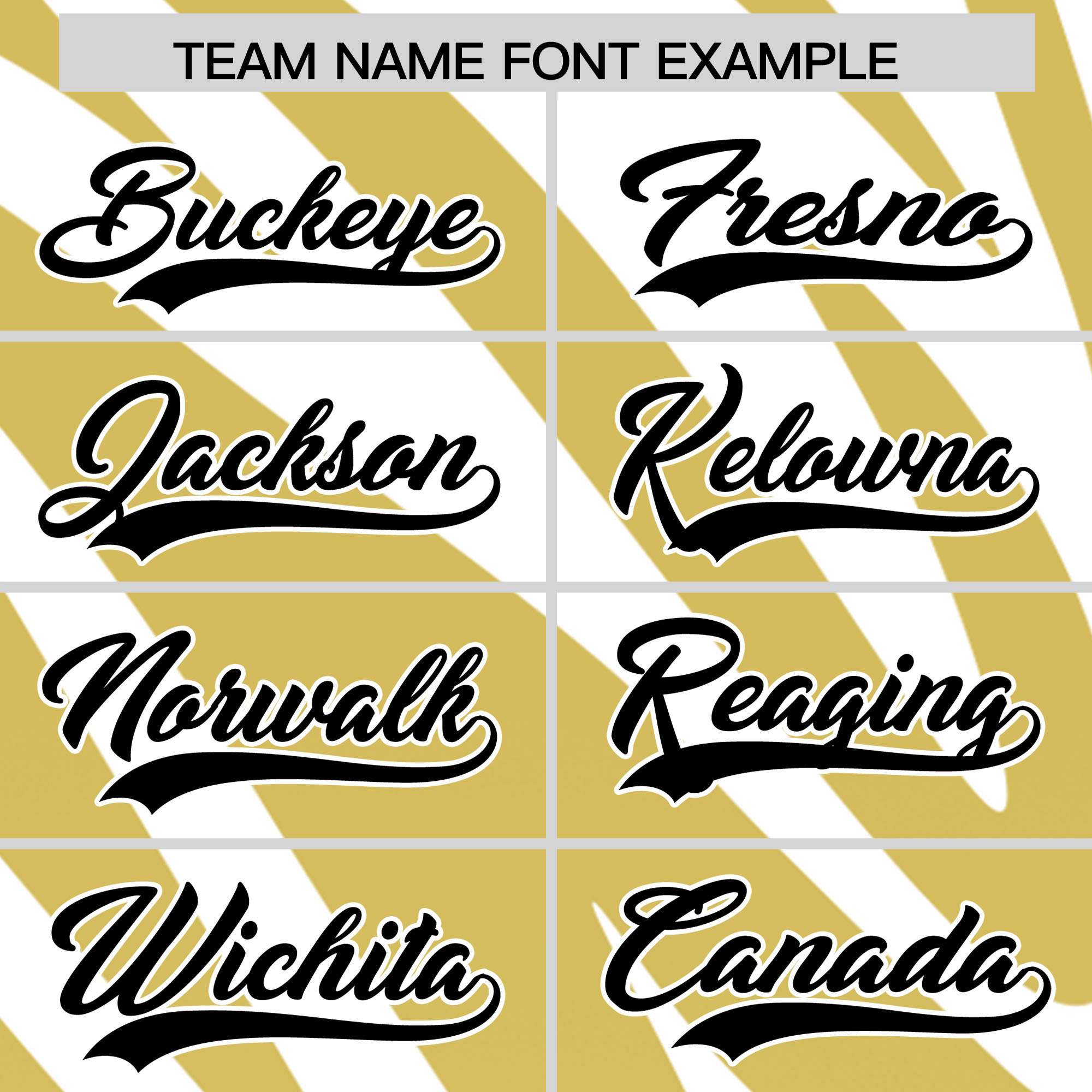 Custom Old Gold White Tiger Stripe Gradient Animal Print Personalized Team Shirt Baseball Jersey