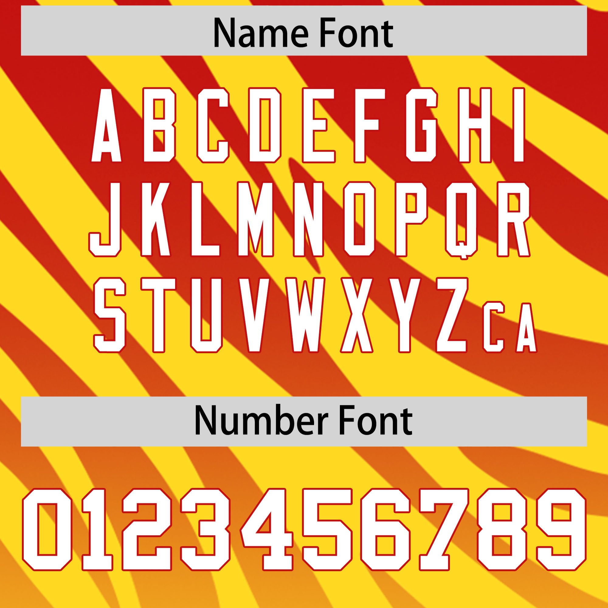 Custom Gold Red Tiger Stripe Gradient Animal Print Personalized Team Shirt Baseball Jersey