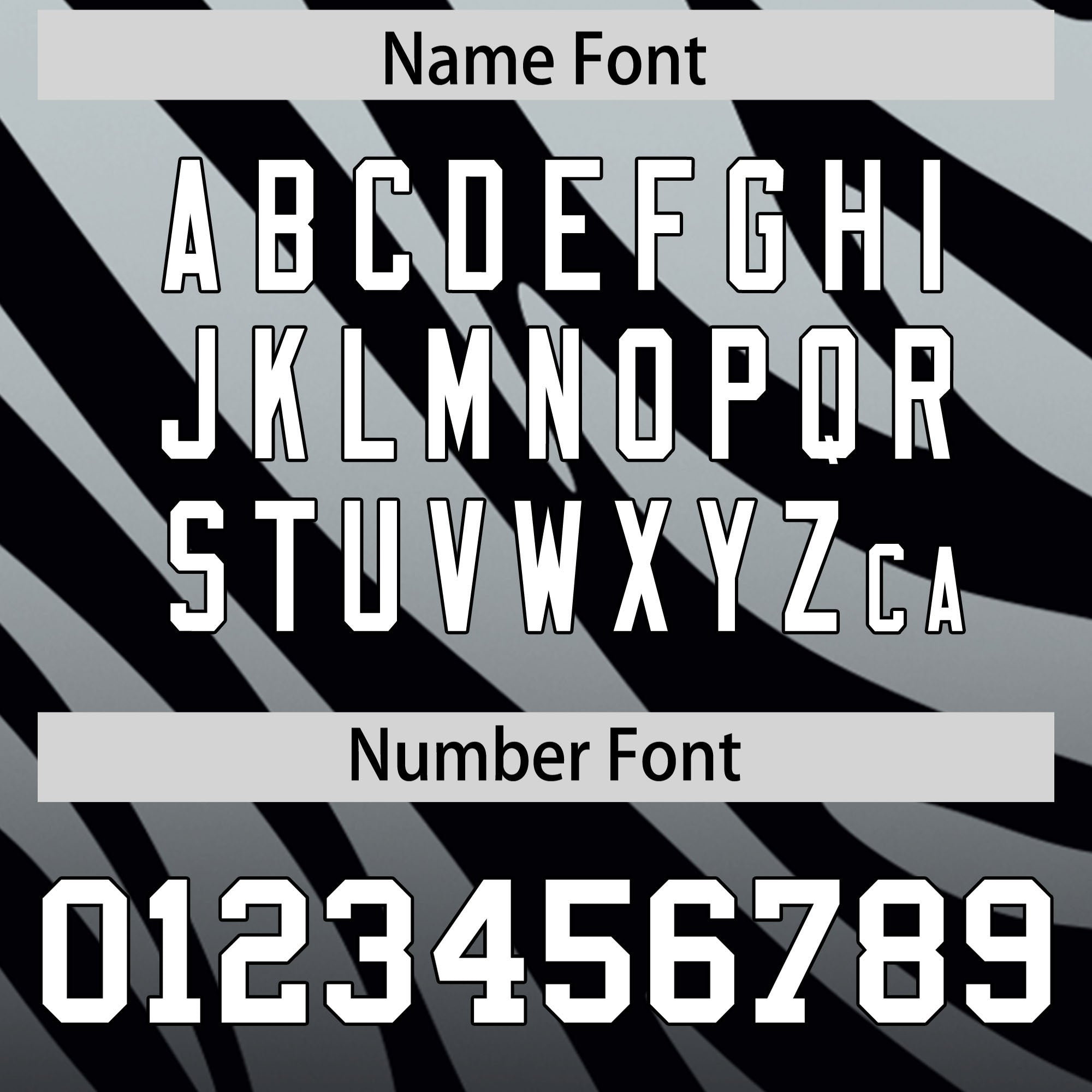 Custom Silver Black Tiger Stripe Gradient Animal Print Personalized Team Shirt Baseball Jersey