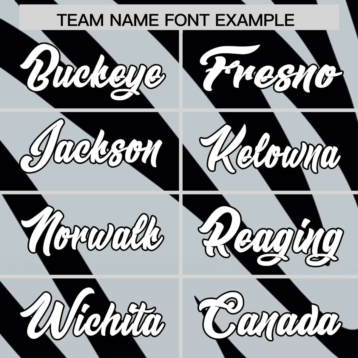 Custom Silver Black Tiger Stripe Gradient Animal Print Personalized Team Shirt Baseball Jersey