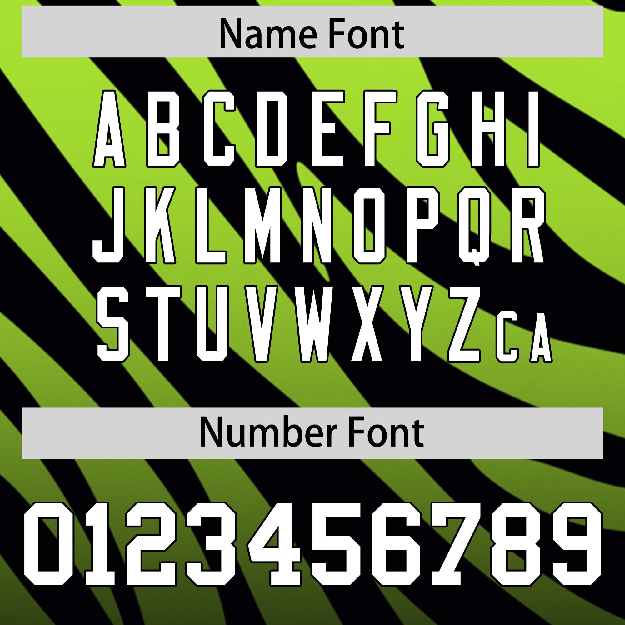 Custom Neon Green Black Tiger Stripe Gradient Animal Print Personalized Team Shirt Baseball Jersey