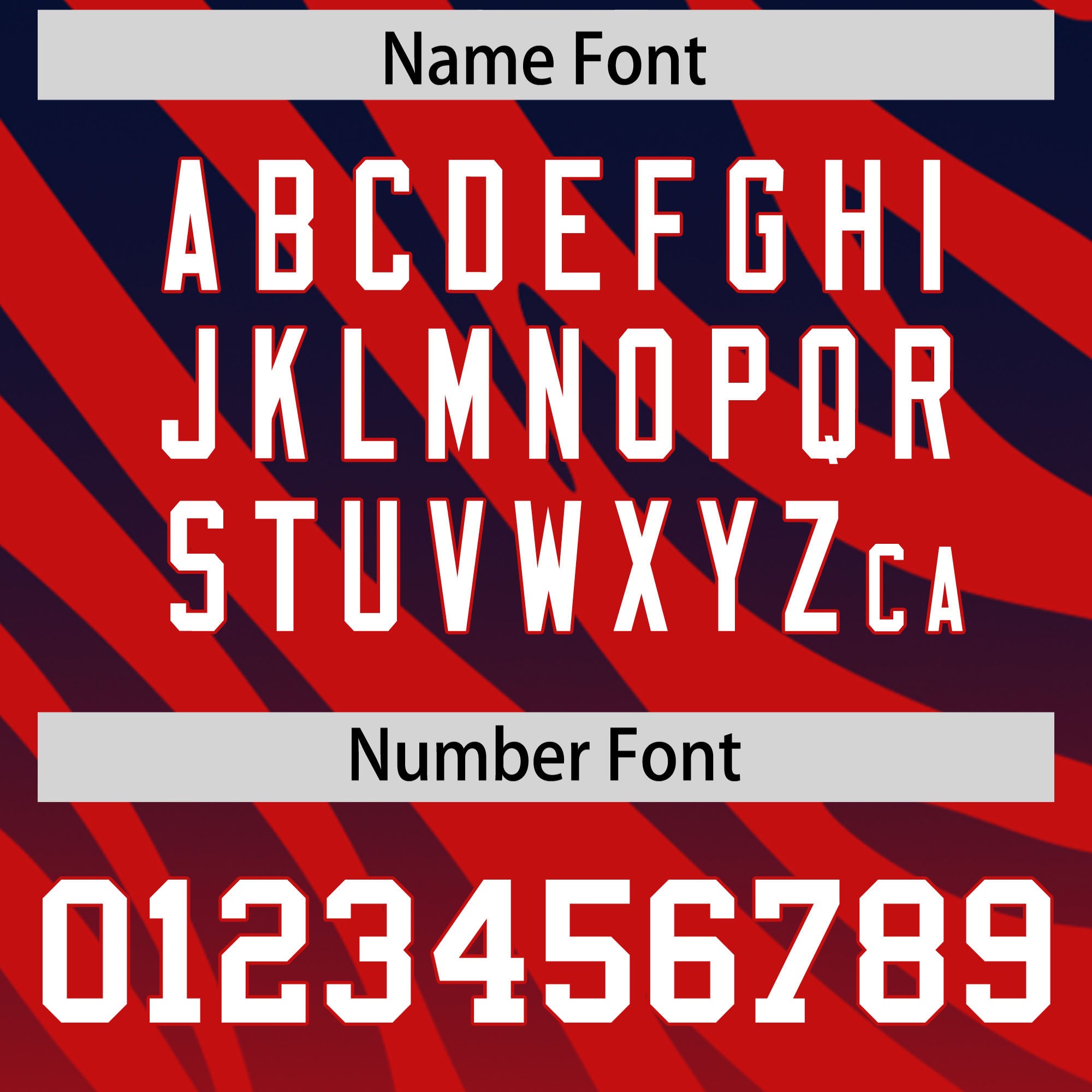 Custom Navy Red Tiger Stripe Gradient Animal Print Personalized Team Shirt Baseball Jersey