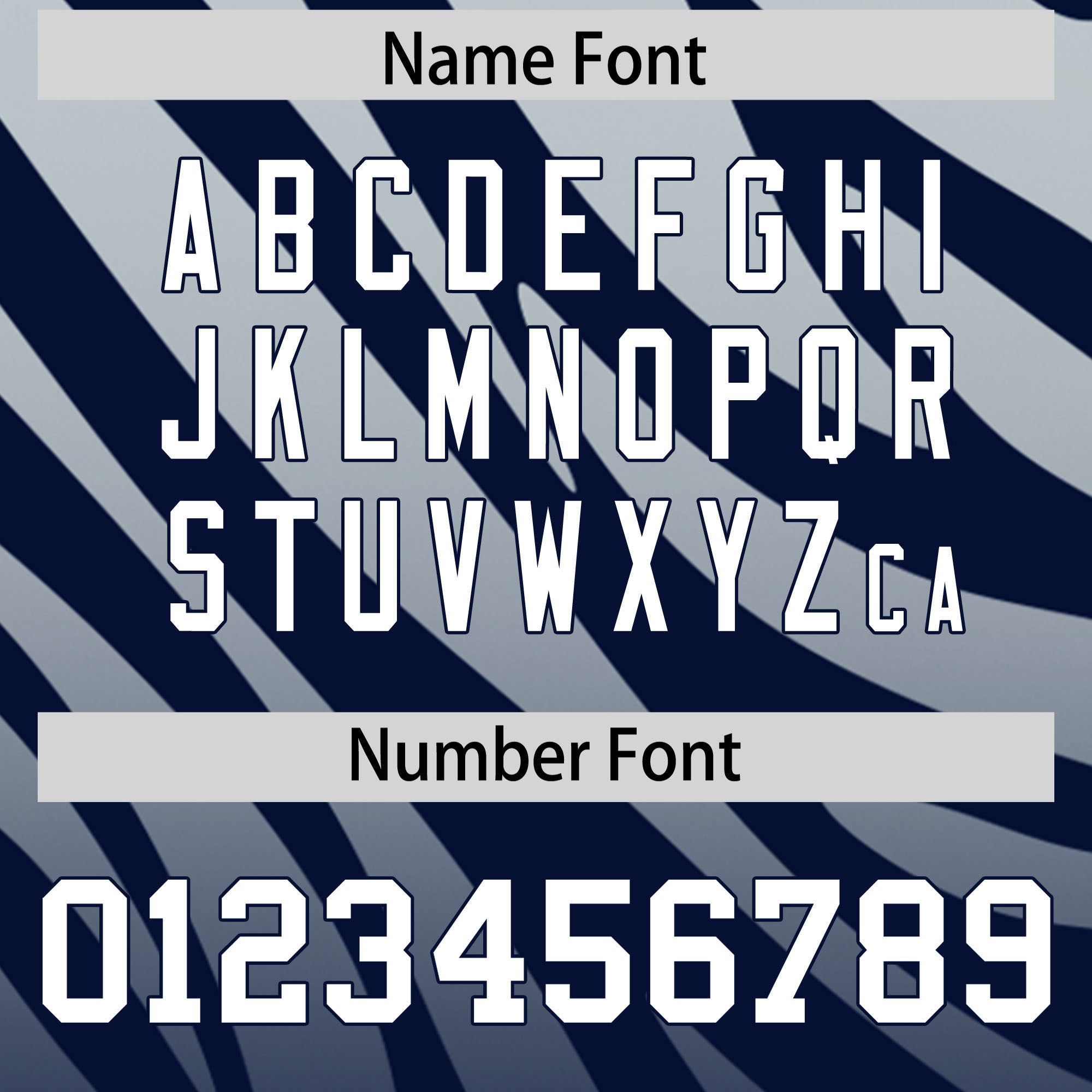 Custom Navy Silver Tiger Stripe Gradient Animal Print Personalized Team Shirt Baseball Jersey