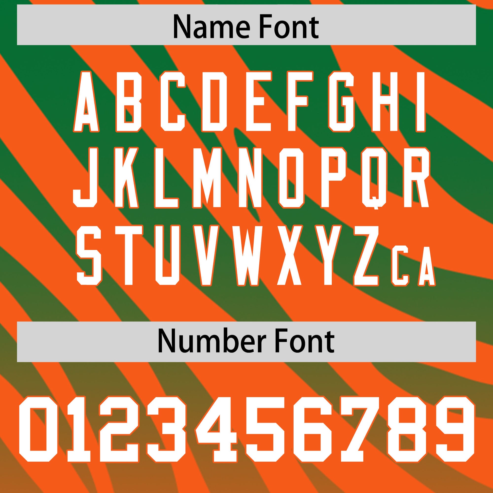 Custom Orange Kelly Green Tiger Stripe Gradient Animal Print Personalized Team Shirt Baseball Jersey