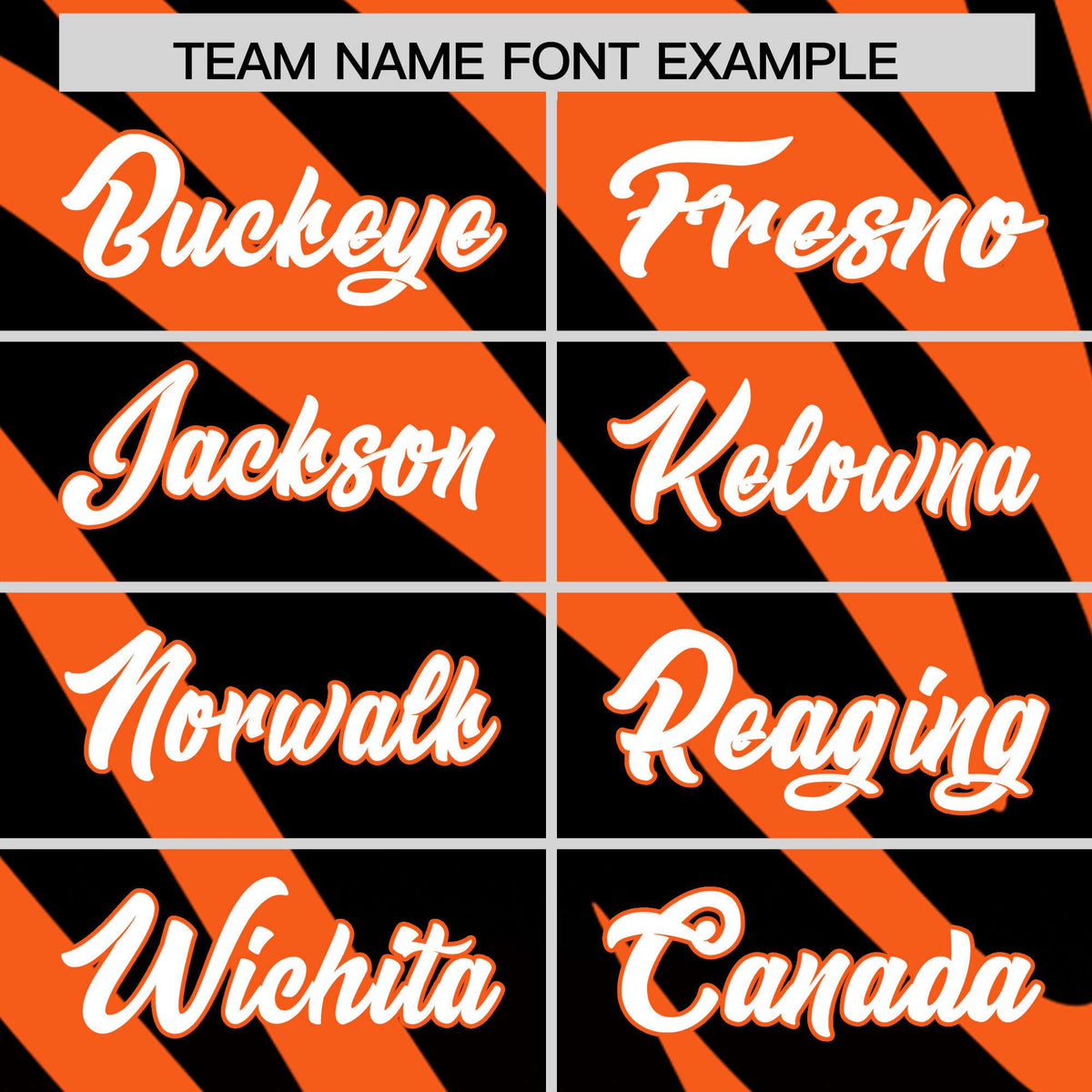 Custom Black Orange Tiger Stripe Gradient Animal Print Personalized Team Shirt Baseball Jersey