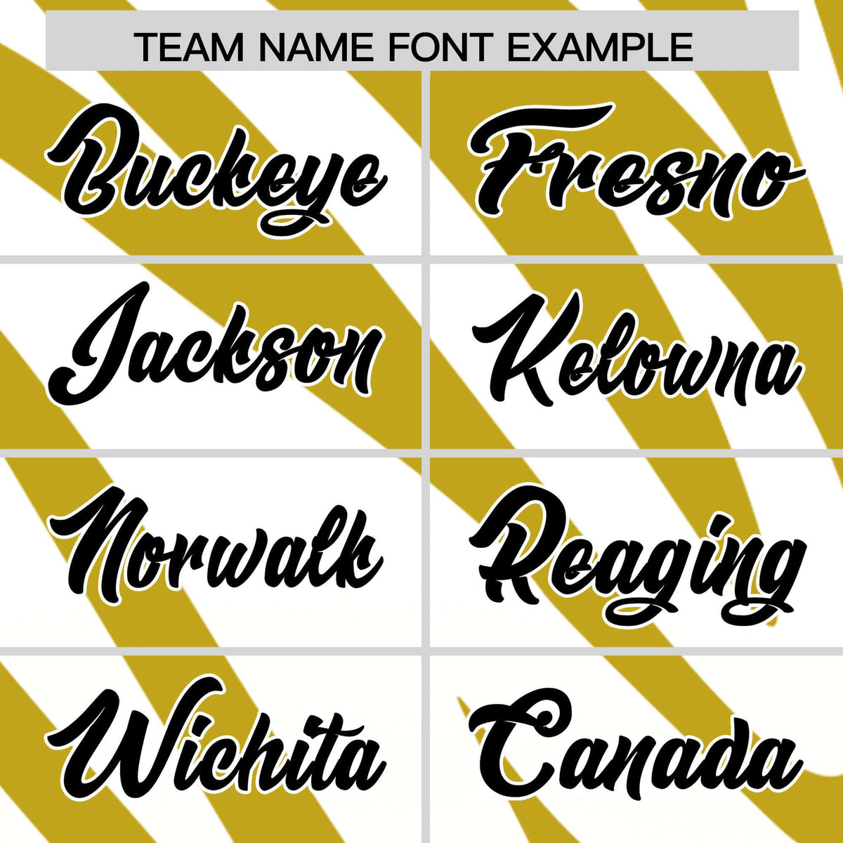 Custom White Old Gold Tiger Stripe Gradient Animal Print Personalized Team Shirt Baseball Jersey