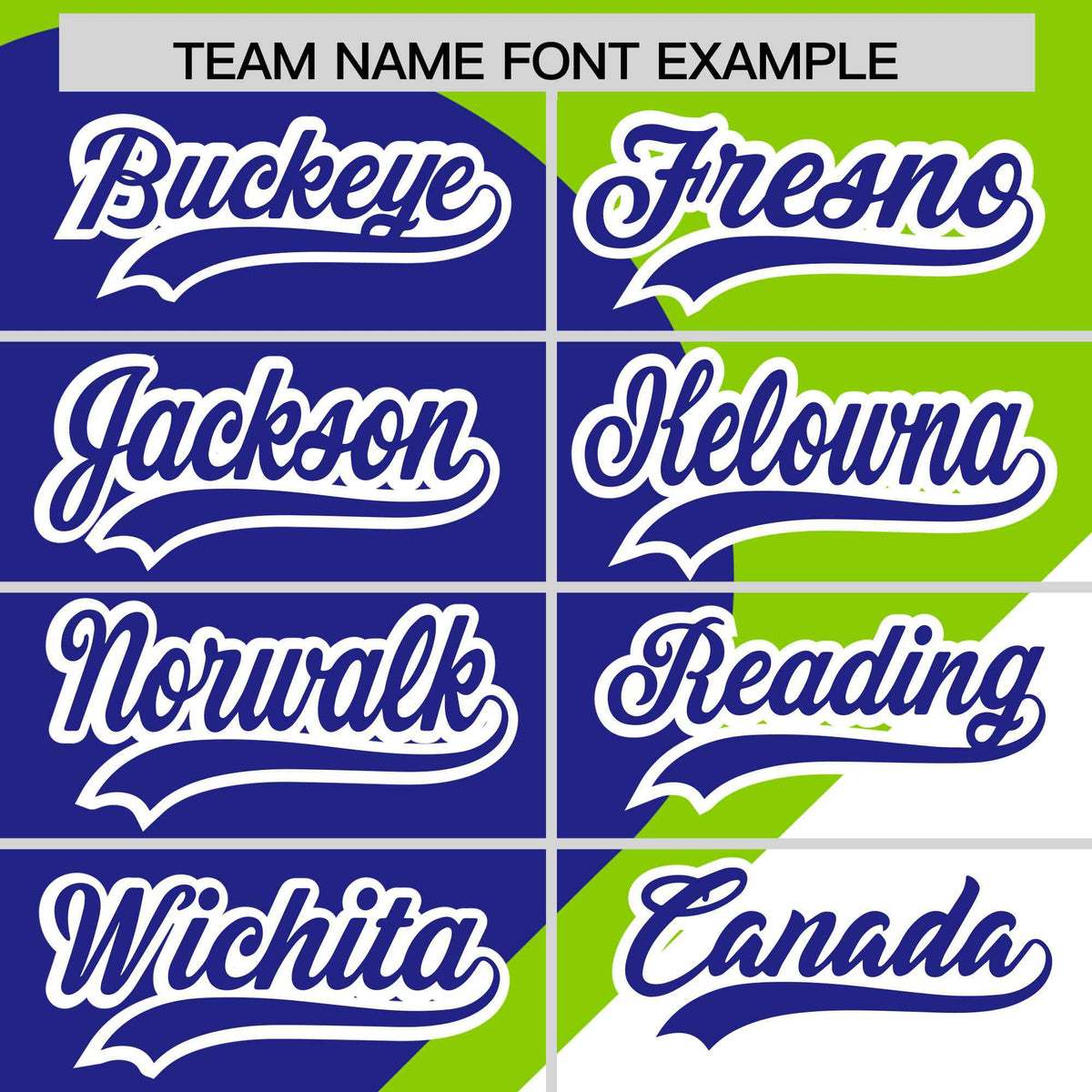 Custom Neon Green Royal-White Color Block Personalized Half Heart Pattern Authentic Baseball Jersey| KXKSHOP