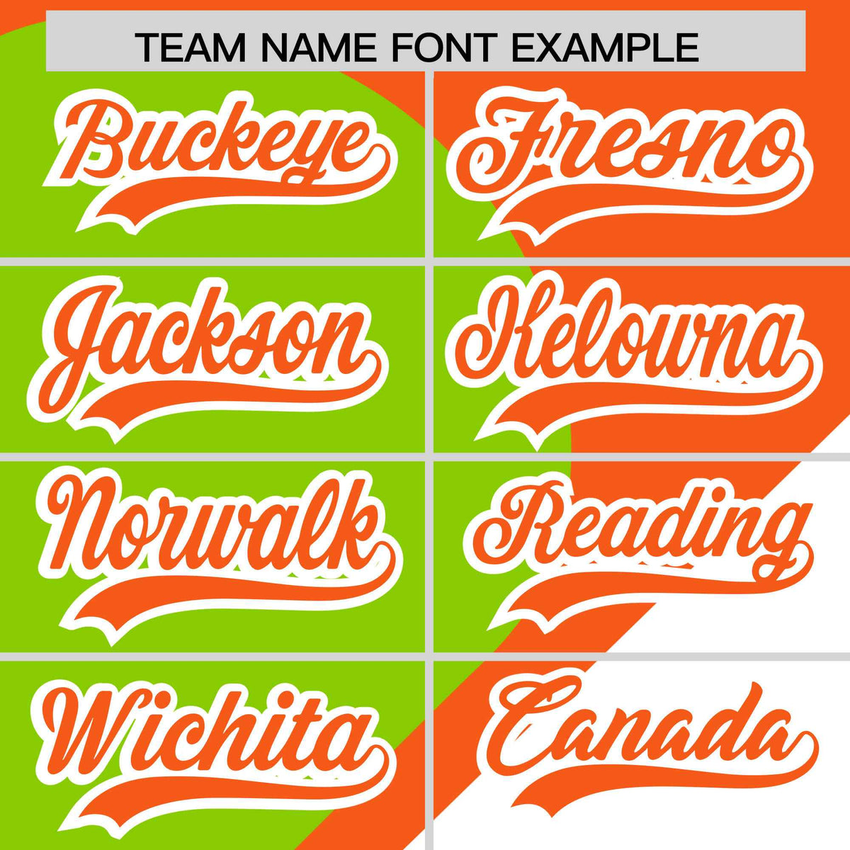 Custom Orange Neon Green-White Color Block Personalized Half Heart Pattern Authentic Baseball Jersey| KXKSHOP