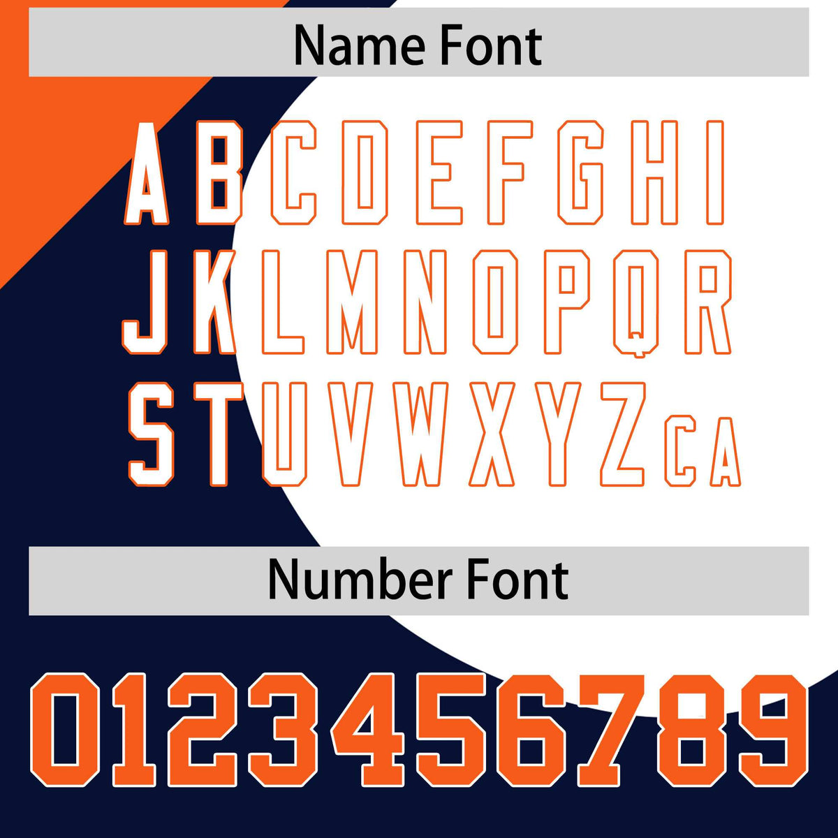 Custom Navy Orange-White Color Block Personalized Half Heart Pattern Authentic Baseball Jersey| KXKSHOP