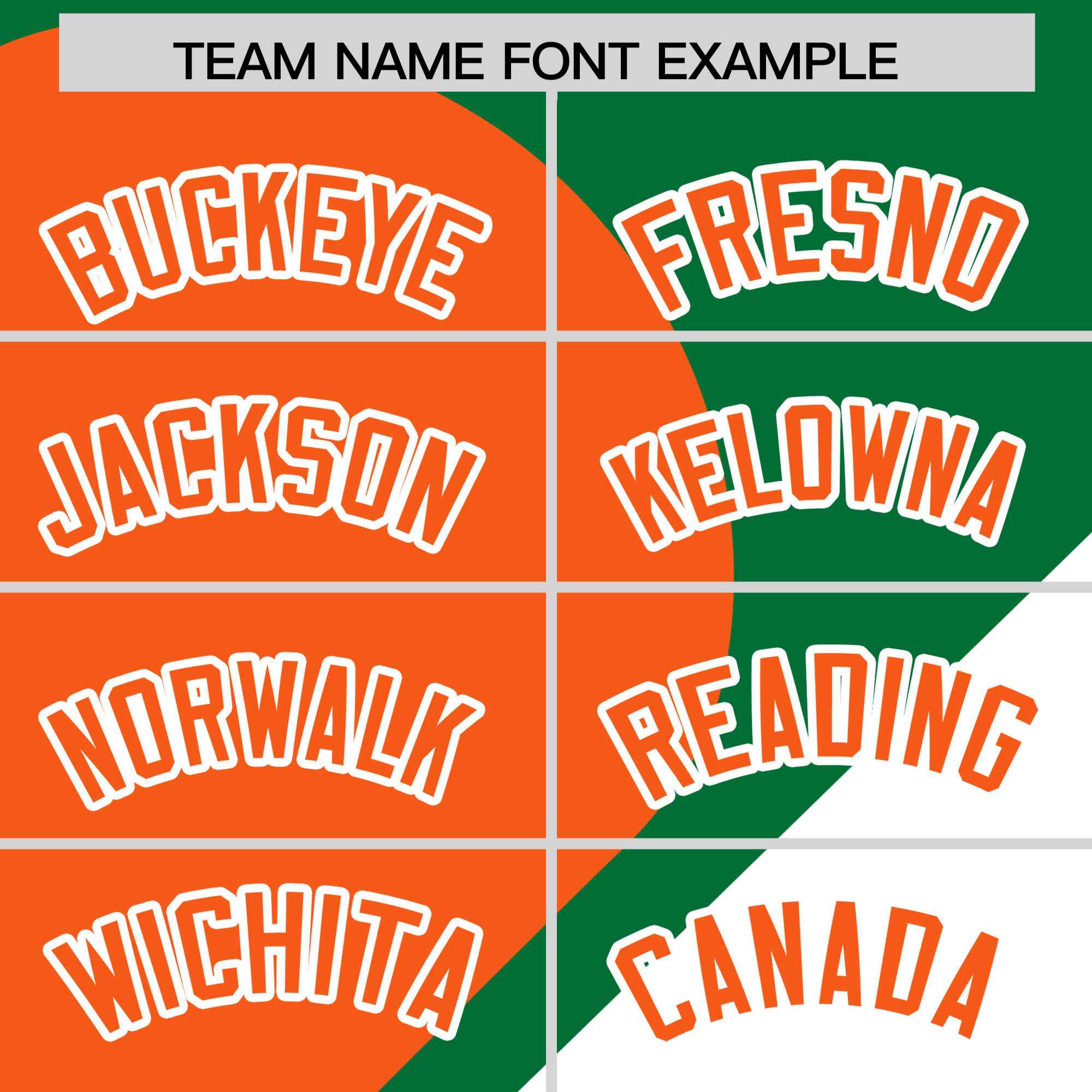 Custom Kelly Green Orange-White Color Block Personalized Half Heart Pattern Authentic Baseball Jersey| KXKSHOP