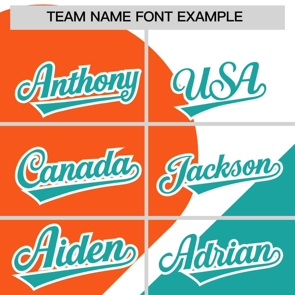 Custom White Orange-Aqua Color Block Personalized Half Heart Pattern Authentic Baseball Jersey| KXKSHOP