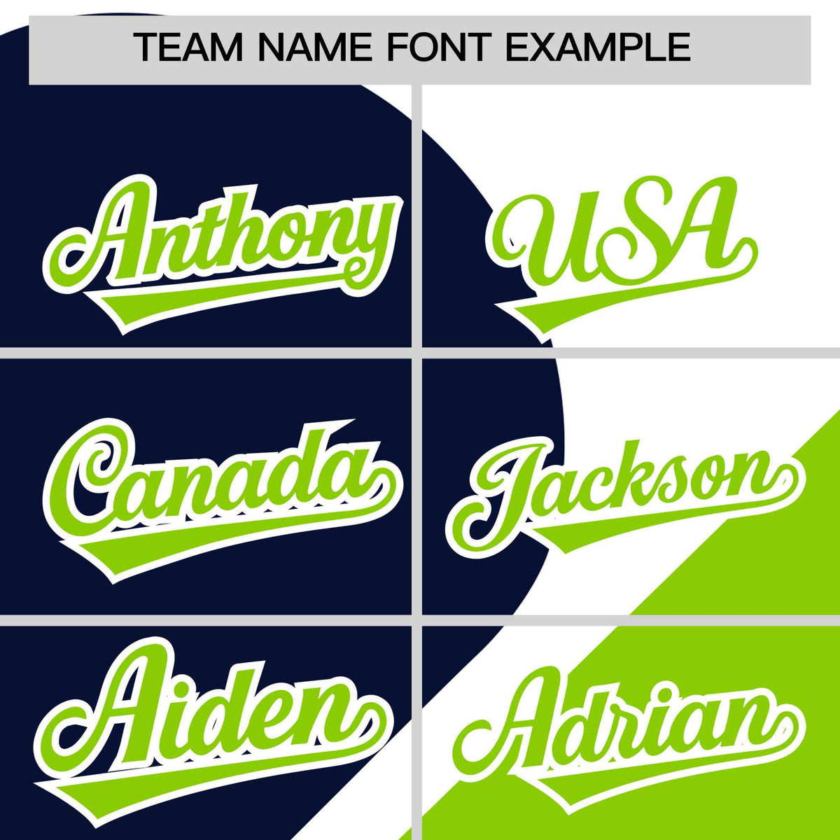 Custom White Navy-Neon Green Color Block Personalized Half Heart Pattern Authentic Baseball Jersey| KXKSHOP