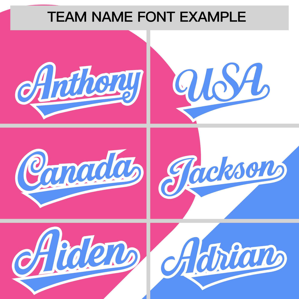 Custom White Pink-Powder Blue Color Block Personalized Half Heart Pattern Authentic Baseball Jersey| KXKSHOP