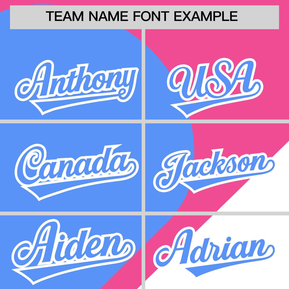 Custom Pink Powder Blue-White Color Block Personalized Half Heart Pattern Authentic Baseball Jersey| KXKSHOP