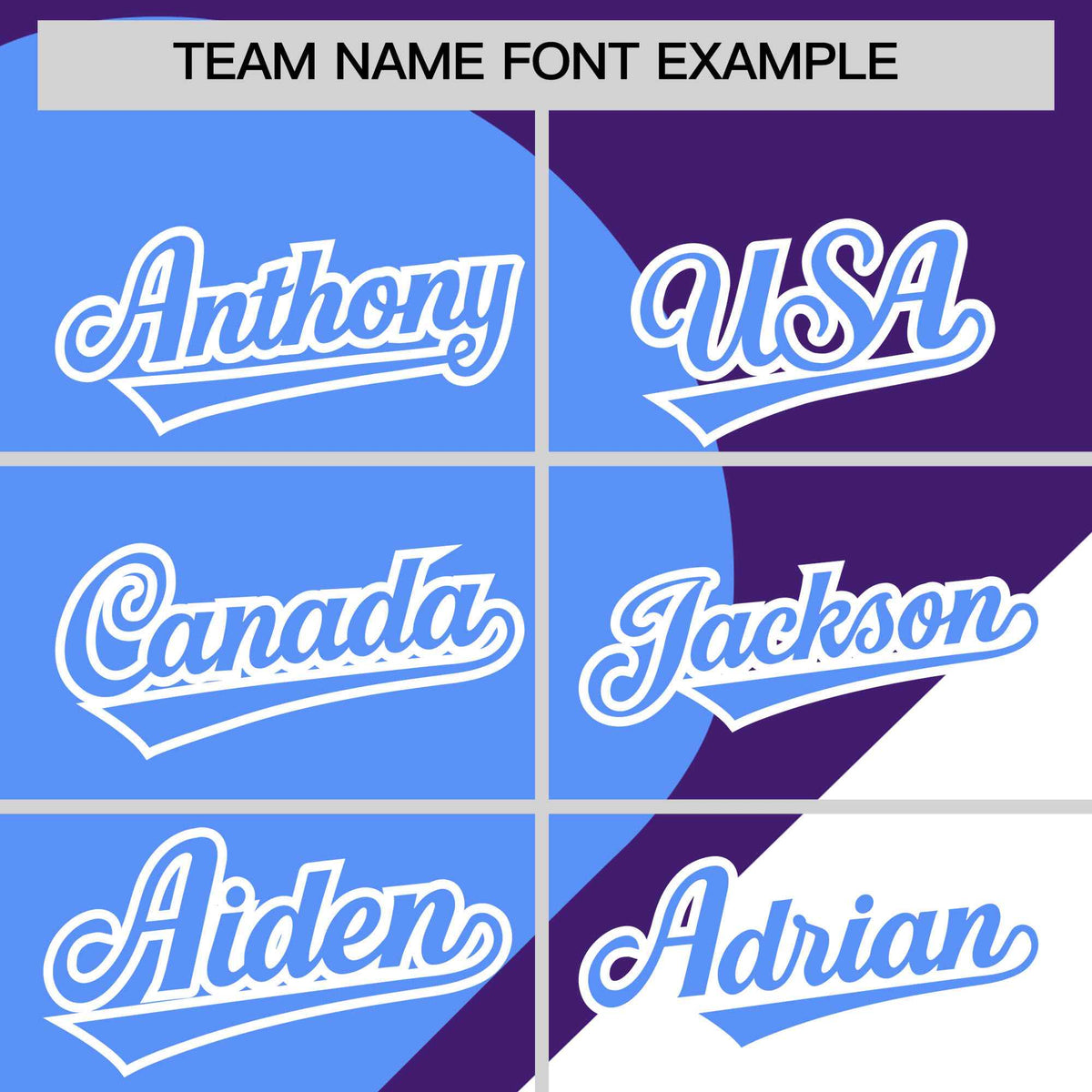 Custom Purple Powder Blue-White Color Block Personalized Half Heart Pattern Authentic Baseball Jersey| KXKSHOP