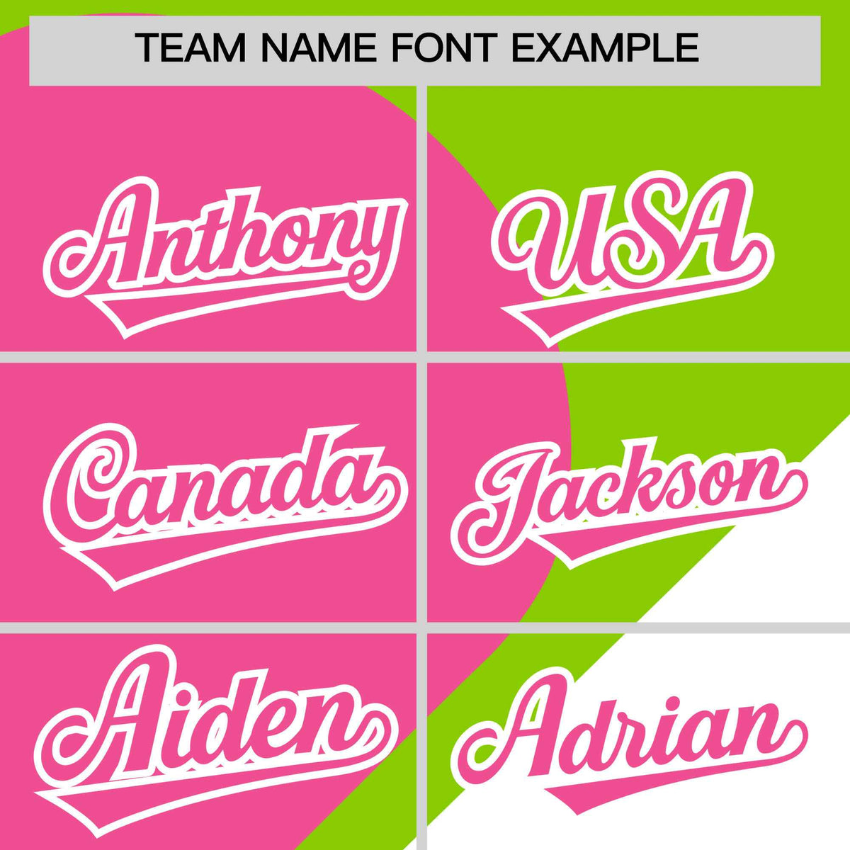 Custom Neon Green Pink-White Color Block Personalized Half Heart Pattern Authentic Baseball Jersey| KXKSHOP