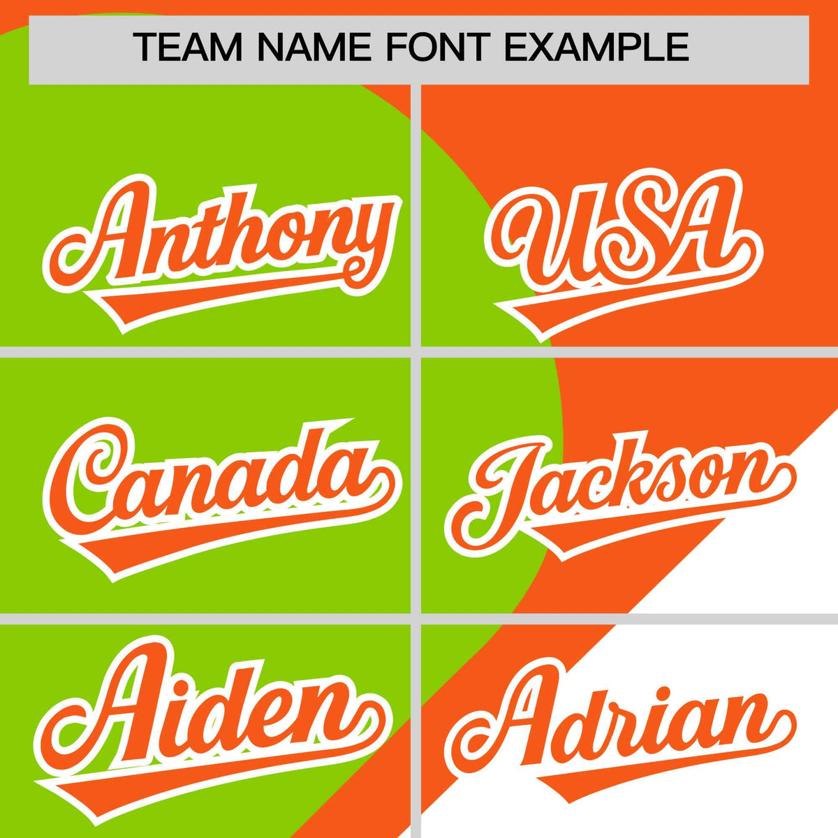 Custom Orange Neon Green-White Color Block Personalized Half Heart Pattern Authentic Baseball Jersey| KXKSHOP