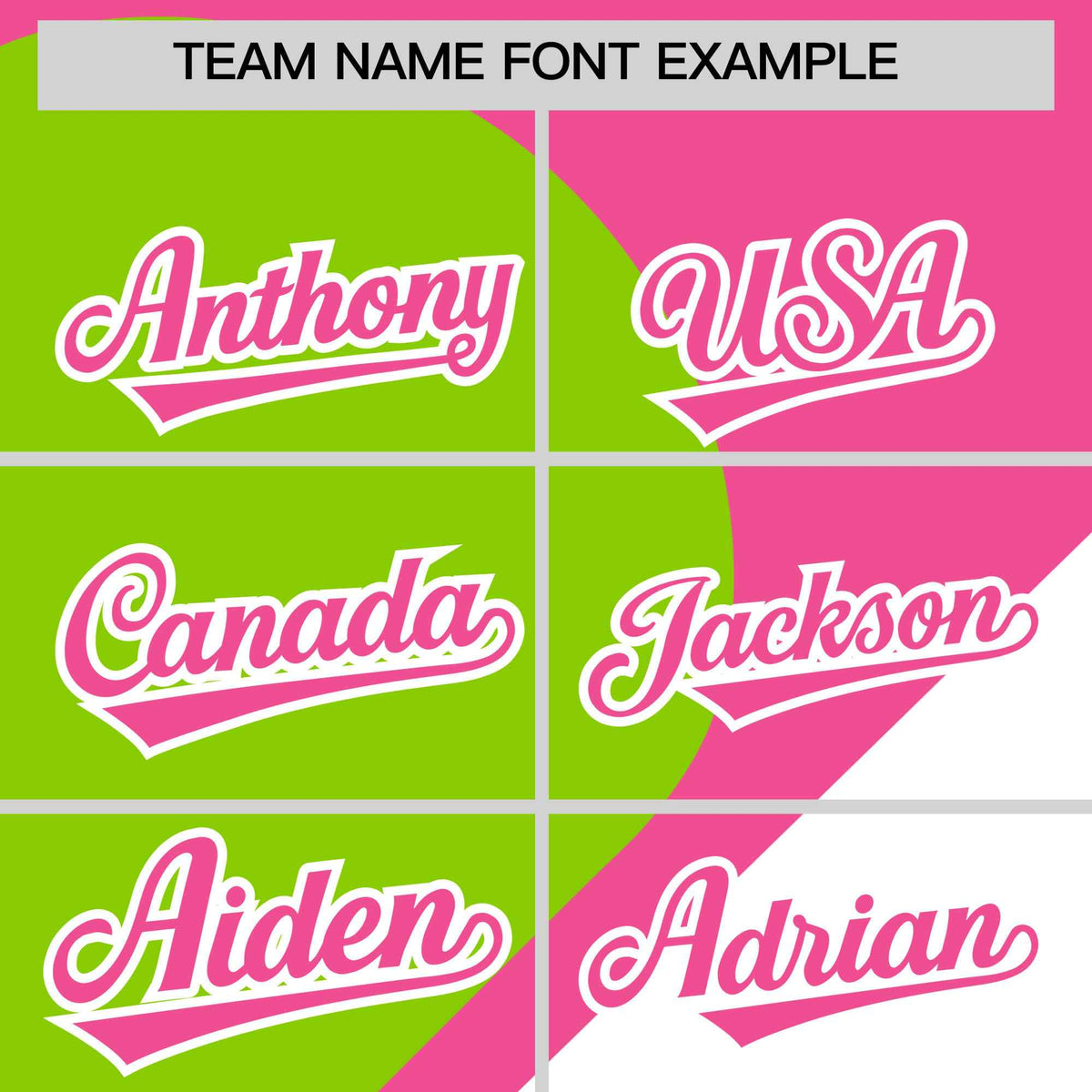 Custom Pink Neon Green-White Color Block Personalized Half Heart Pattern Authentic Baseball Jersey| KXKSHOP