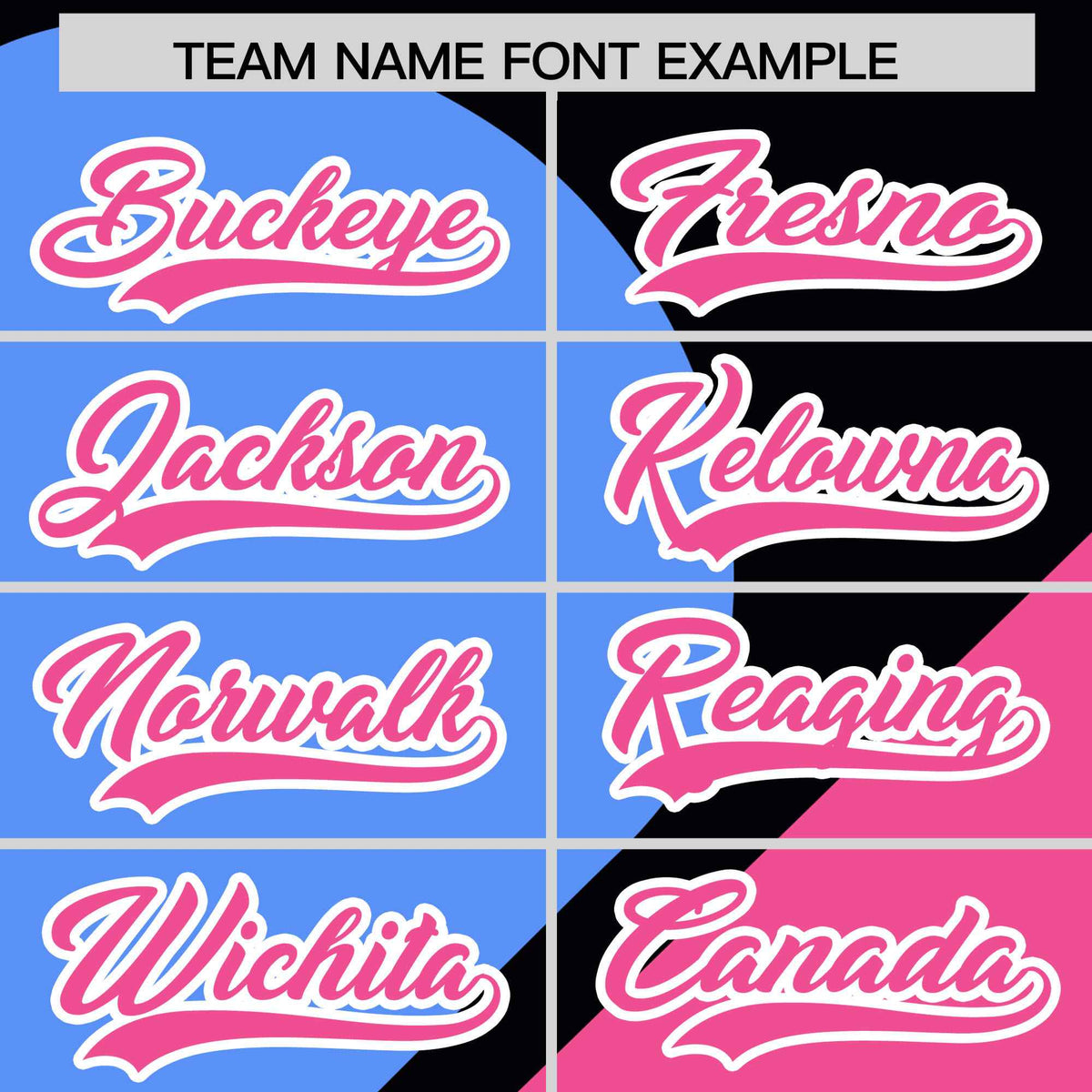 Custom Black Powder Blue-Pink Color Block Personalized Half Heart Pattern Authentic Baseball Jersey| KXKSHOP