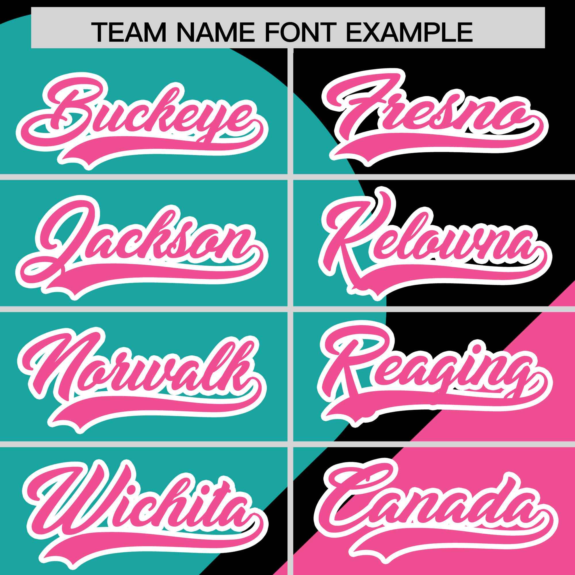 Custom Black Aqua-Pink Color Block Personalized Half Heart Pattern Authentic Baseball Jersey| KXKSHOP
