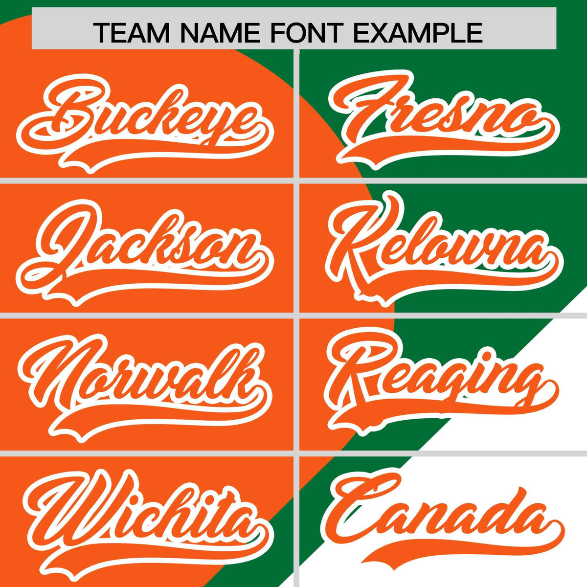 Custom Kelly Green Orange-White Color Block Personalized Half Heart Pattern Authentic Baseball Jersey| KXKSHOP