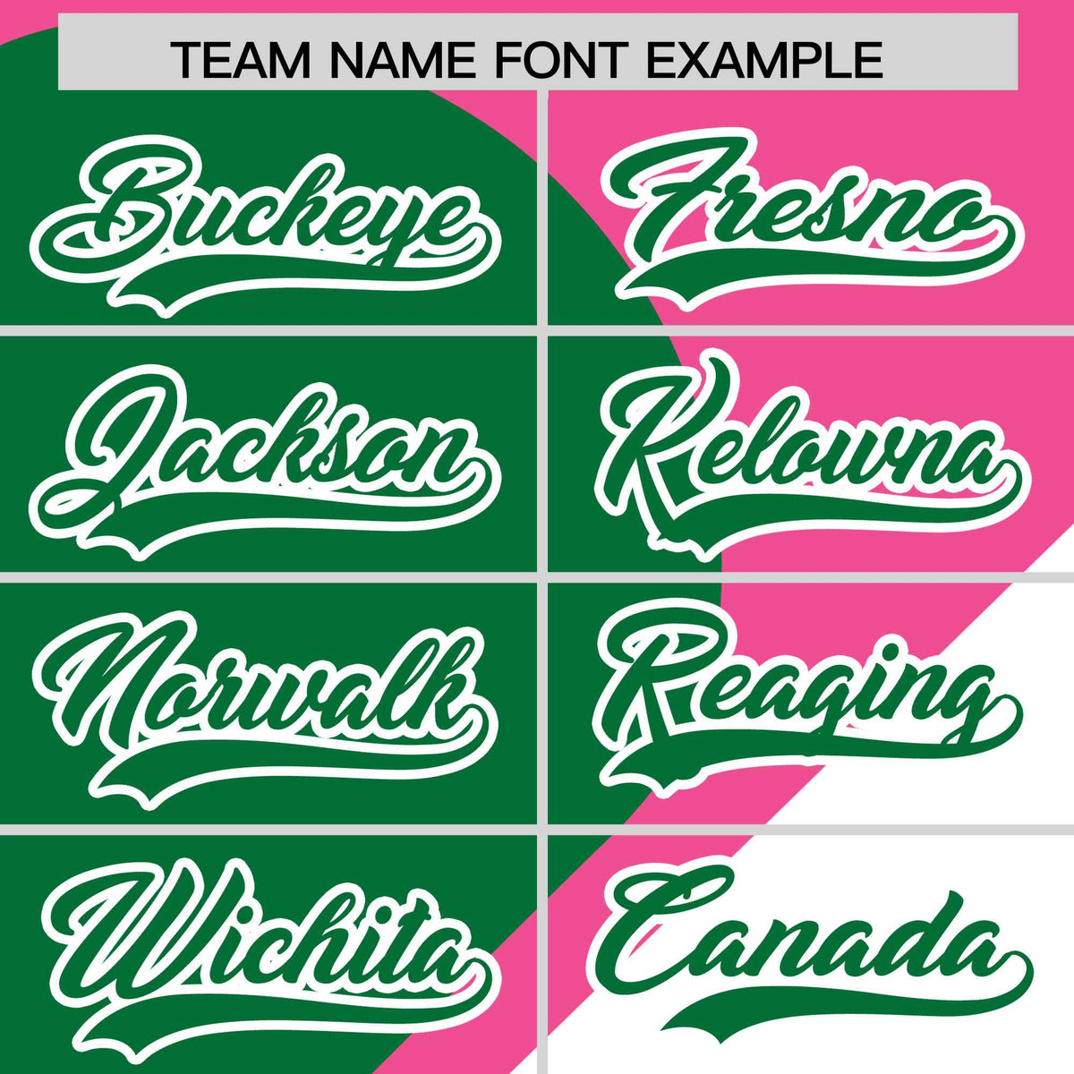 Custom Pink Kelly Green-White Color Block Personalized Half Heart Pattern Authentic Baseball Jersey| KXKSHOP