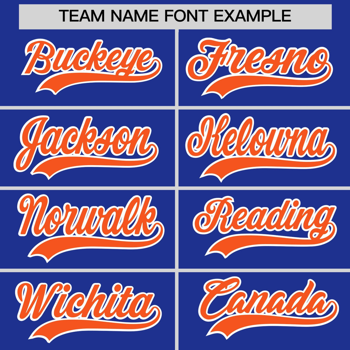 Custom Royal Blue Orange Side Camo Style Personalization Baseball Jersey| KXKSHOP