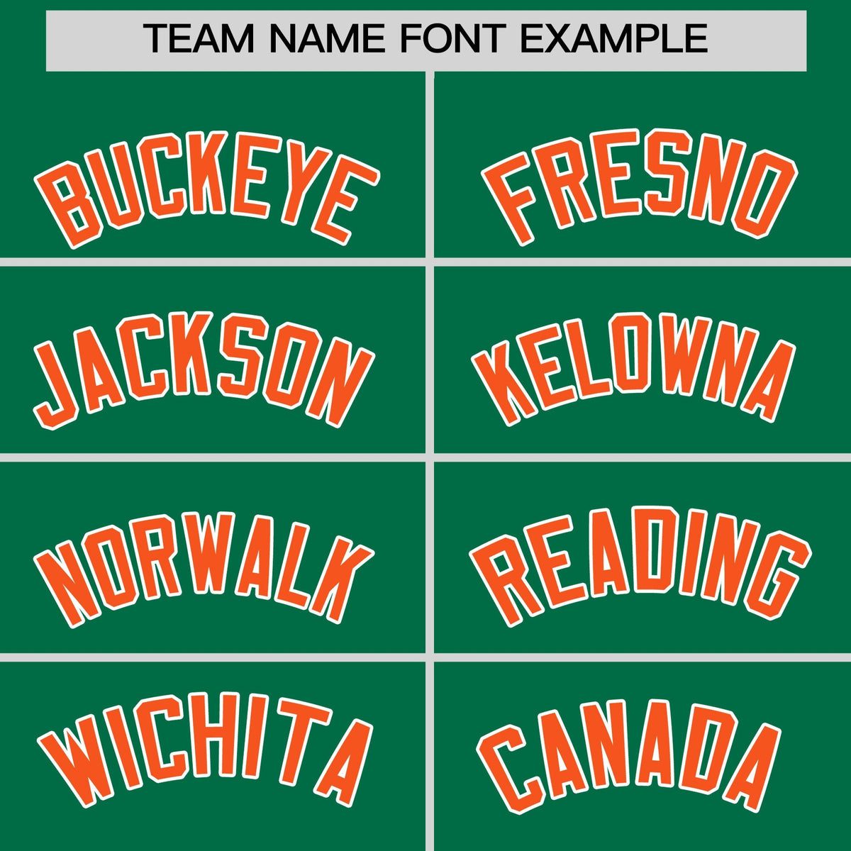 Custom Kelly Green Orange Side Camo Style Personalization Baseball Jersey| KXKSHOP