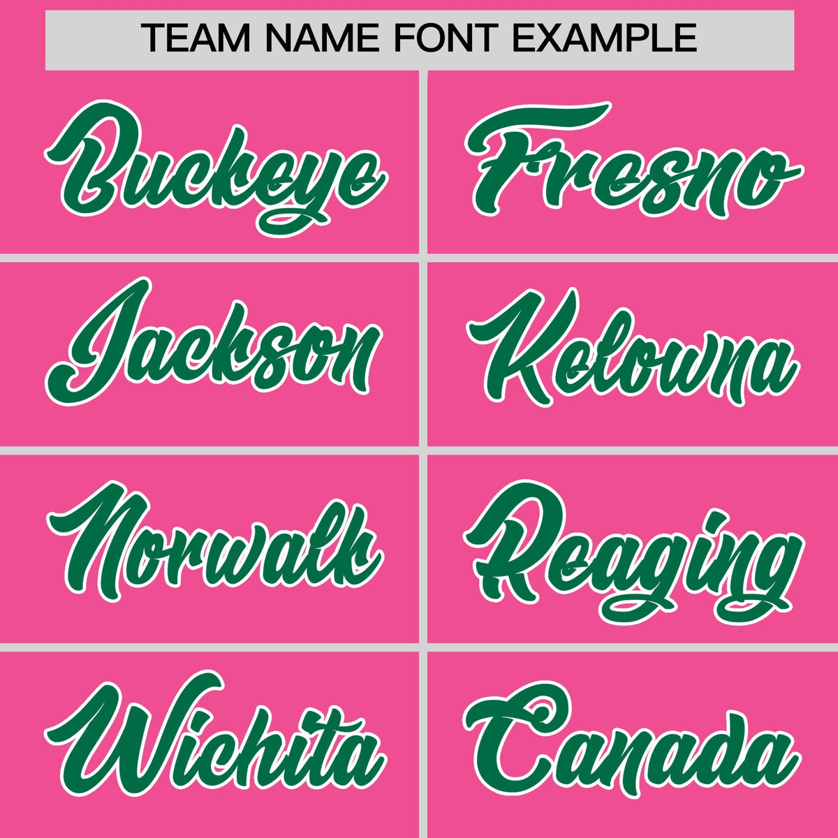 Custom Pink Kelly Green Side Camo Style Personalization Baseball Jersey| KXKSHOP