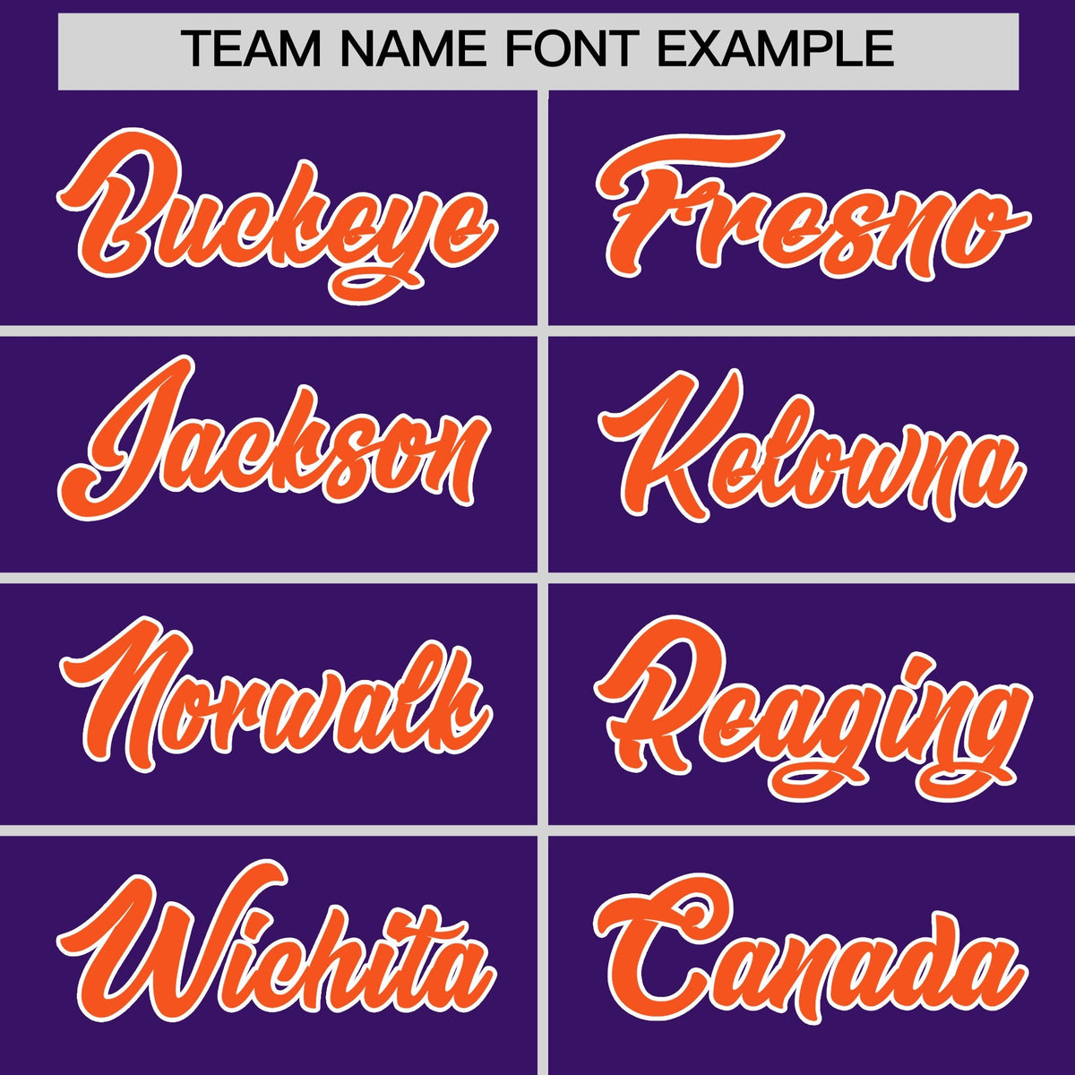 Custom Purple Orange Side Camo Style Personalization Baseball Jersey| KXKSHOP