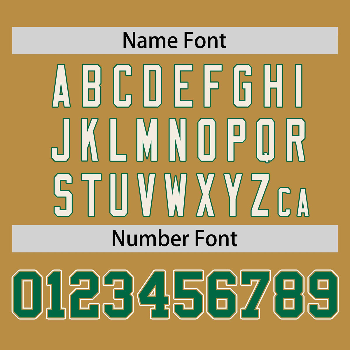 Custom Old Gold Kelly Green Personalized Half Stripe Design Authentic Baseball Jersey