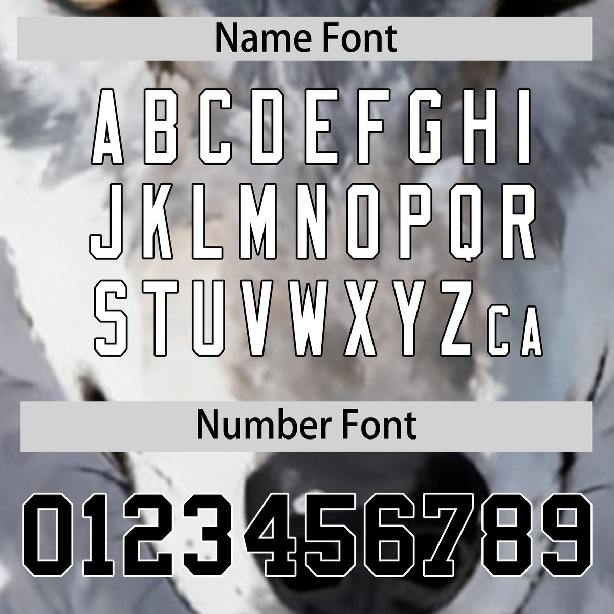 Custom Black White Gray Wolf Animal Series Personalization Graffiti Pattern Baseball Jersey| KXKSHOP