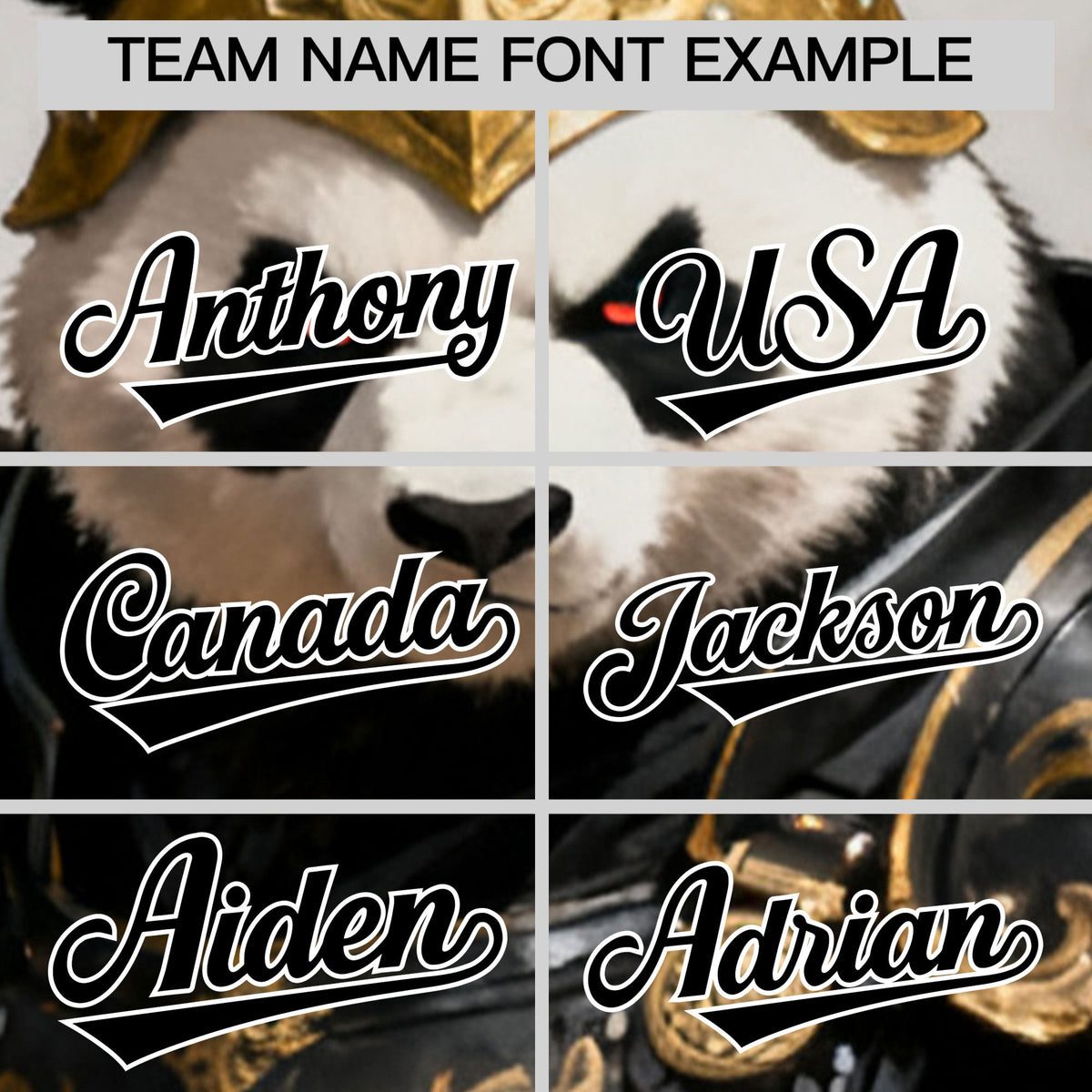 Custom White Black Panda Animal Series Personalization Graffiti Pattern Baseball Jersey| KXKSHOP
