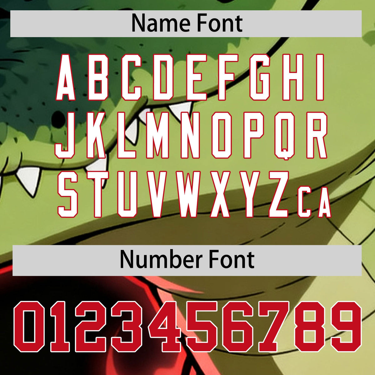 Custom Black Kelly Green Red Crocodile Animal Series Personalization Graffiti Pattern Baseball Jersey| KXKSHOP