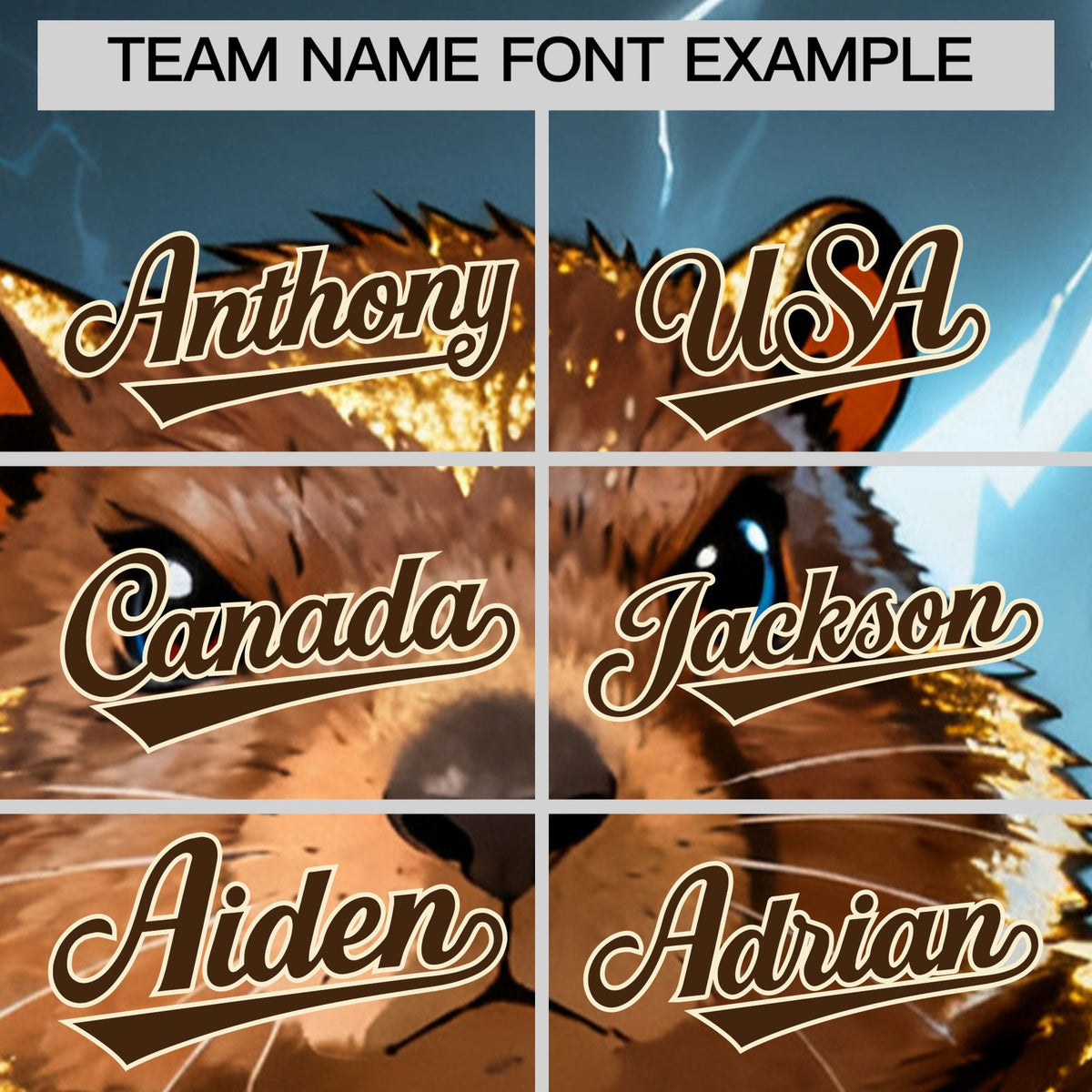 Custom Brown Cream Animal Series Personalization Graffiti Pattern Baseball Jersey| KXKSHOP