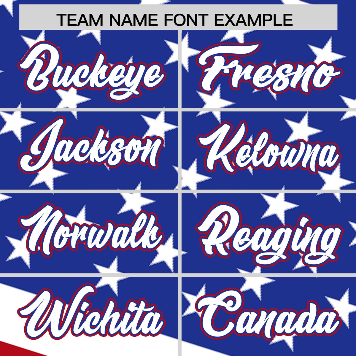 Custom Royal Blue Red White American Flag Graffiti Pattern Split Fashion Independence Day Quick Dry Baseball Jersey| KXKSHOP