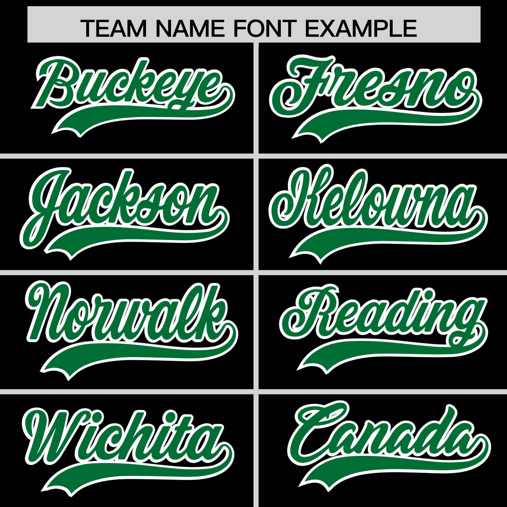 Custom Black Kelly Green Grid Blur Pattern Authentic Baseball Jersey| KXKSHOP