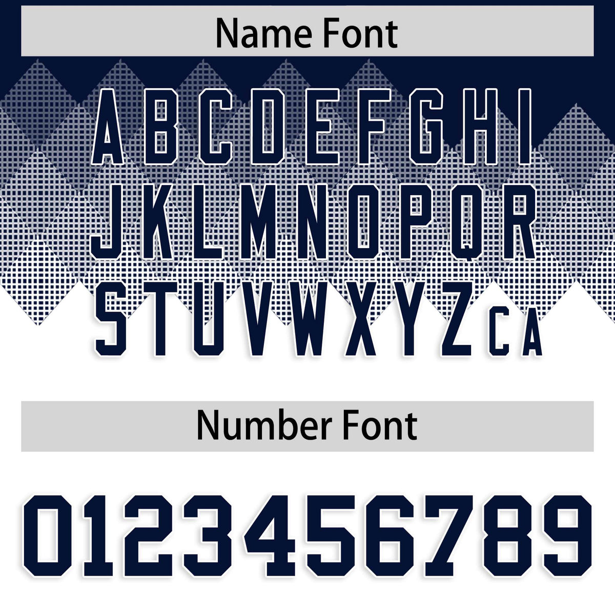 Custom Navy White Grid Blur Pattern Authentic Baseball Jersey| KXKSHOP